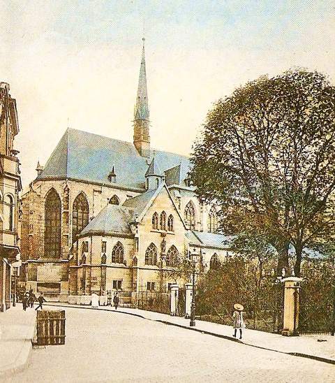 St. Nikolaus in Aachen um 1900