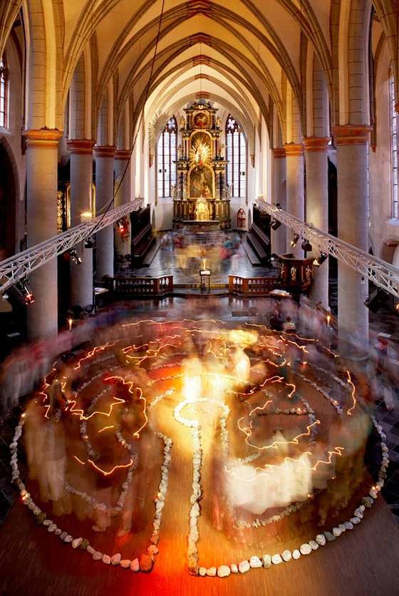 Blick in die Citykirche St. Nikolaus
